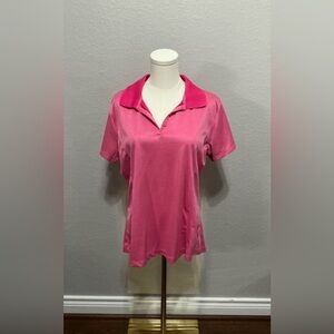 BCG Pink Polyester Women's Polo Shirt